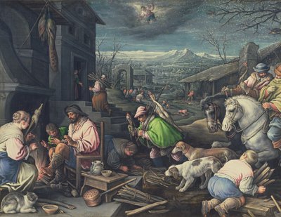 Januar, 1595-1600 von Leandro da Ponte Bassano